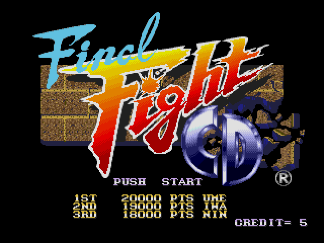 Final Fight CD (메가 CD / MD-CD) 게임 ISO 다운로드