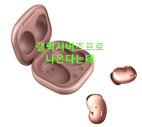 삼성 차세대 무선이어폰 갤럭시버즈프로 출시 임박, 내년 1월 언팩 공개 ft 갤럭시S21 공개