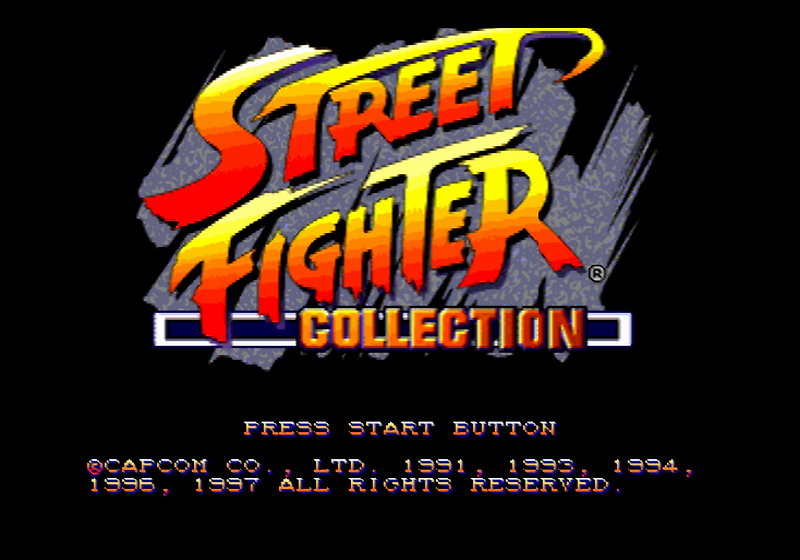 대전격투 - 스트리트 파이터 컬렉션 ストリートファイター コレクション - Street Fighter Collection