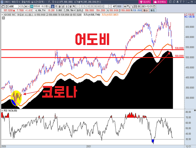 어도비(ADBE) : 구독경제&디지털 콘텐츠 제작 소프트웨어 대표 종목