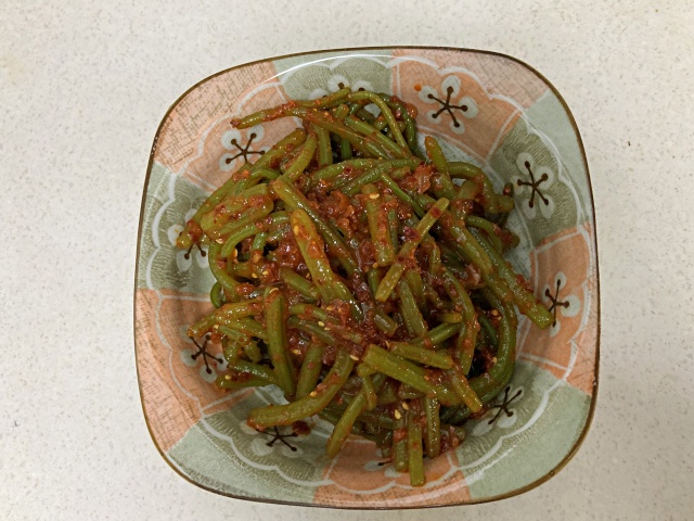 (채식 식단) 초간단 고구마 줄기 김치