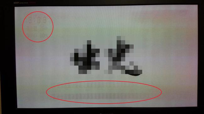 어느 일본인이 구입한 파나소닉 플라즈마 TV에 나타난 명불허전 잔상 번인 현상 클라스