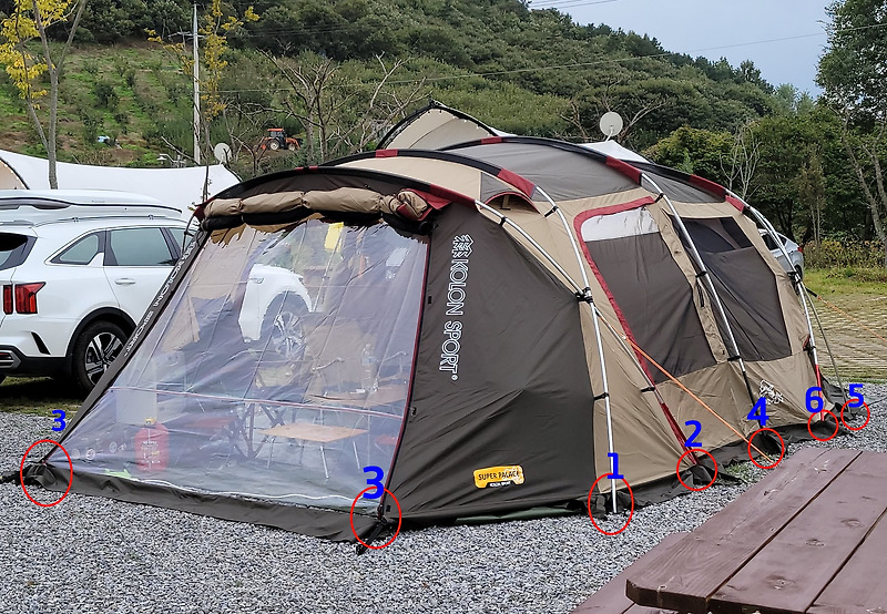 [캠핑장비] 코오롱 슈퍼팰리스 사용 후기