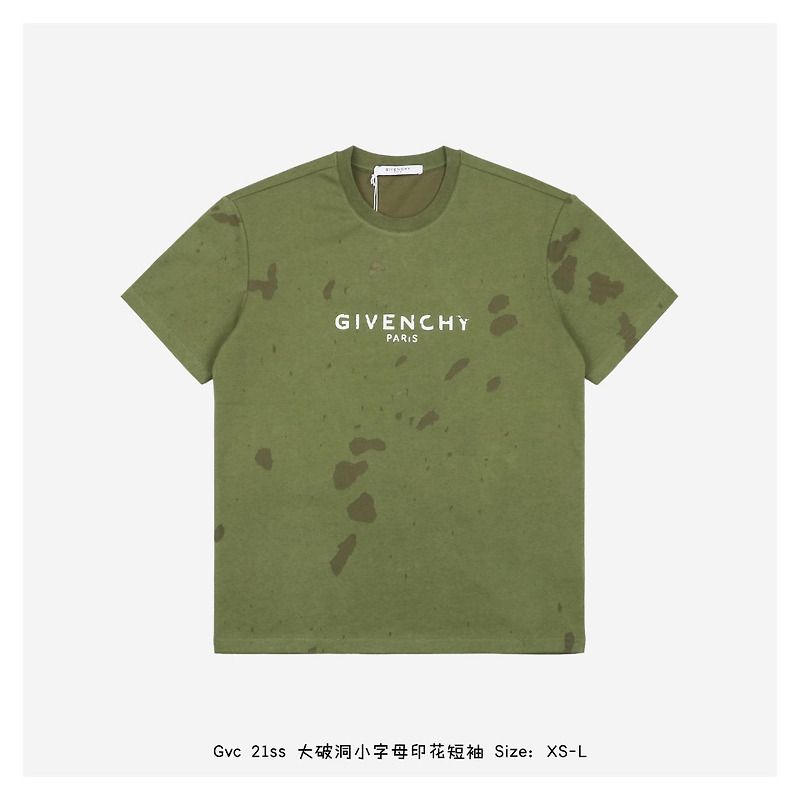 [GIVENCHY] 지방시 파리 디스트로이드 반팔 티셔츠 BM70RV3Y41 (3 COLOR)