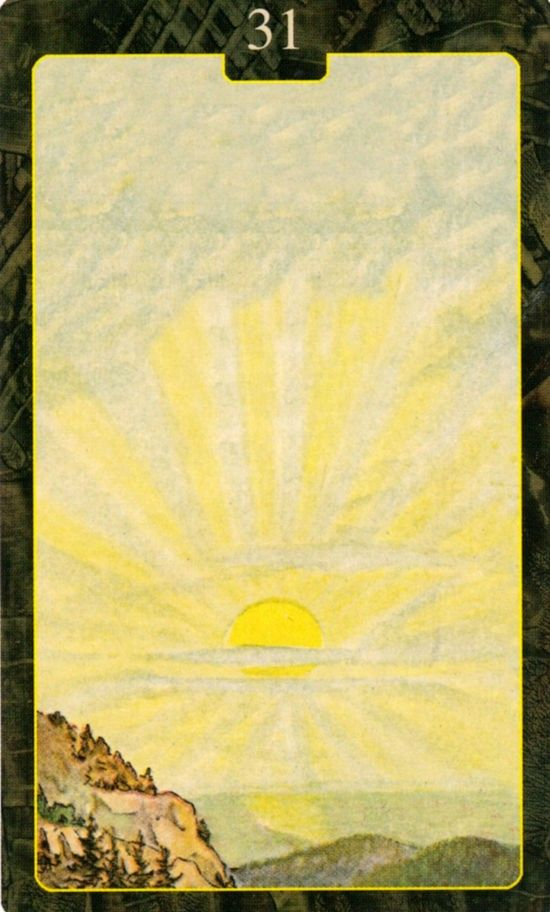 [레노먼드카드배우기]31.Sun 태양 해석 및 의미