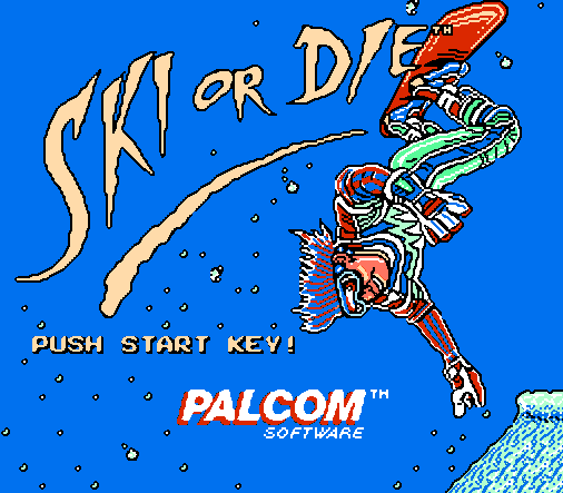 NES ROMS - Ski or Die (EUROPE / 유럽판 롬파일 다운로드)
