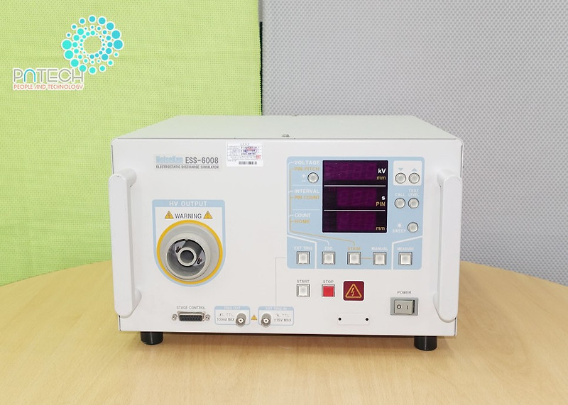 중고계측기 정전기발생기 노이즈켄 Noiseken ESS-6008 Electrostatic Discharge Simulator
