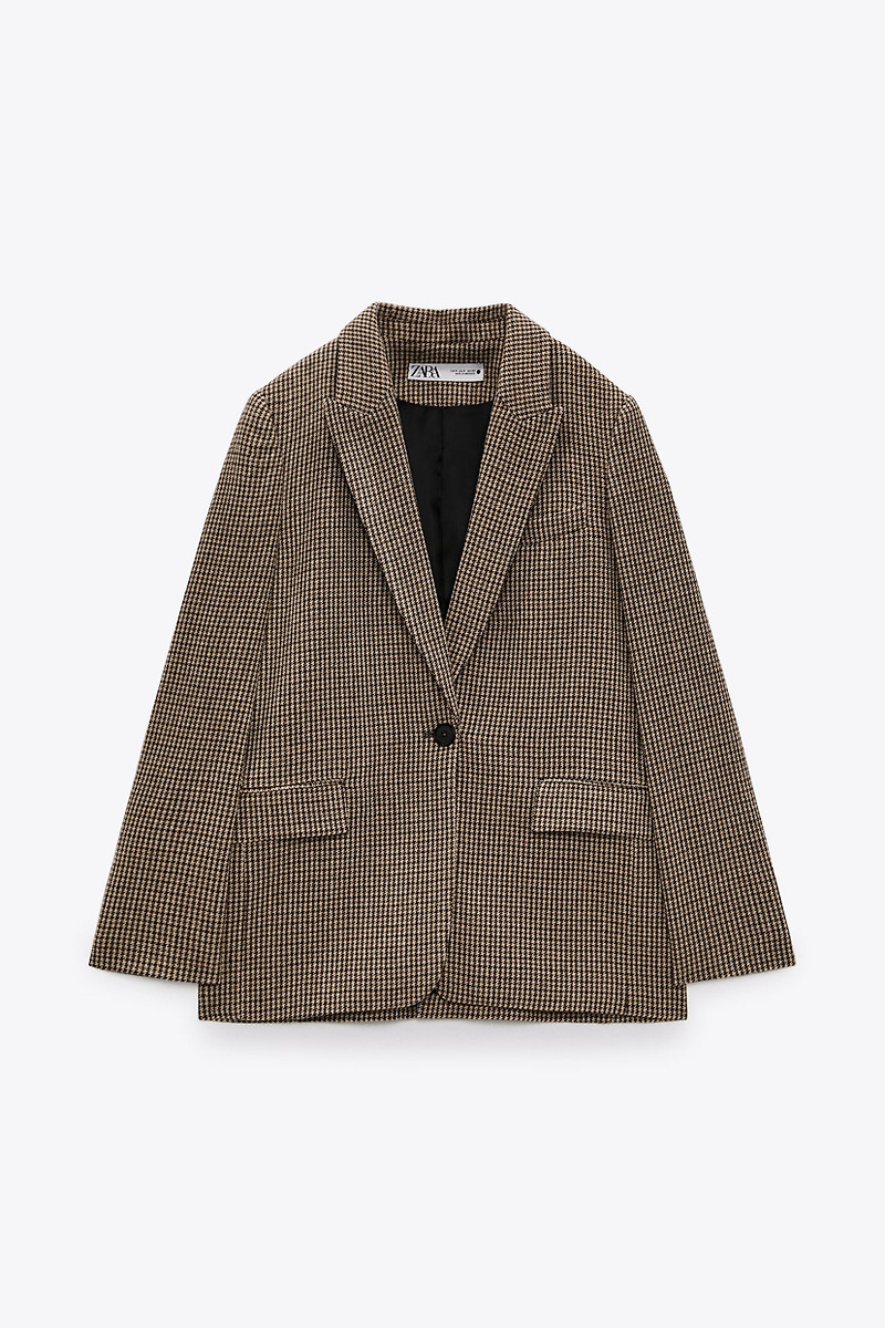 Wool Blazer With Elbow Patches