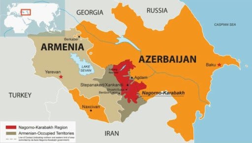 아르메니아와 아제르바이잔 휴전 합의.