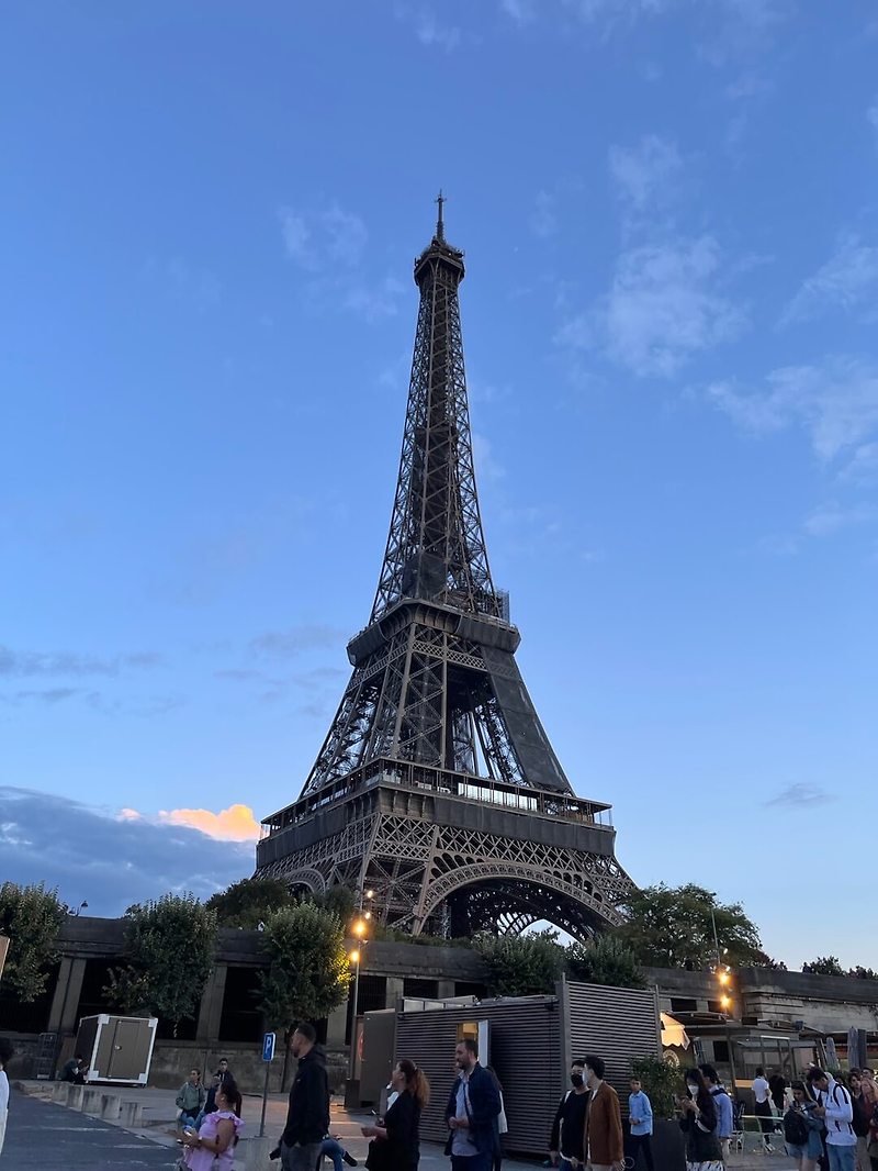 [유럽여행]프랑스만 7박 9일 - 2일차 일정, 핸드폰 사용방법, 9월 날씨, 샤요 궁 가는 법, 에펠탑 포토존