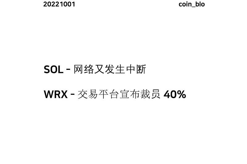20221001 - SOL, WRX