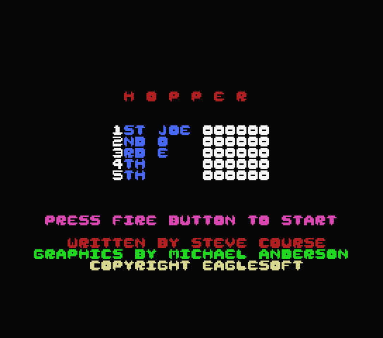 Hopper - MSX (재믹스) 게임 롬파일 다운로드
