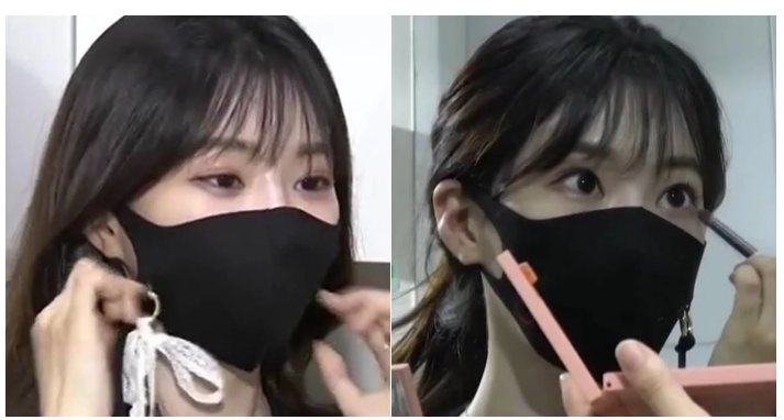(영상) 중국 뉴스 CCTV2에 출연한 '한국인 마스크녀' 아이돌 못지 않은 미모에 화제