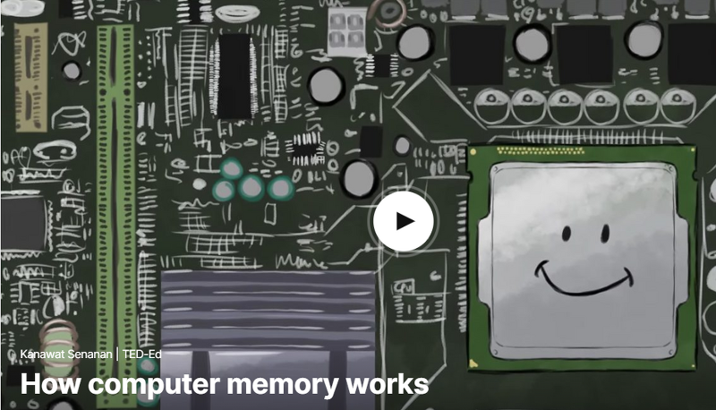 TED 테드로 영어공부 하기 How computer memory works By Kanawat Senanan