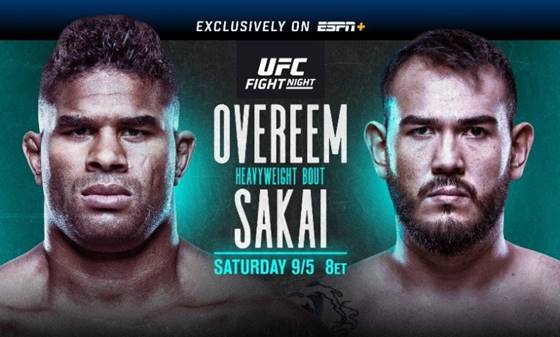 UFC Fight Night 오브레임 사카이 중계 인터넷 무료보기