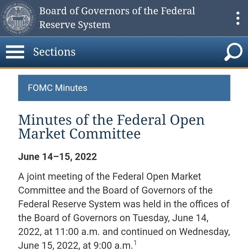 FOMC 의사록(회의록) 중요 포인트 분석
