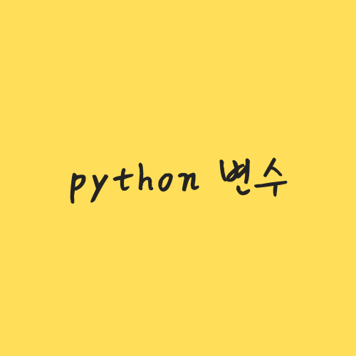[python] 변수 사용법