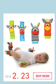 부드러운 기린 동물 핸드벨 딸랑이 봉제 유아 아기 개발 핸들 장난감, 인기 판매 Teether 아기 장난감, 신상품