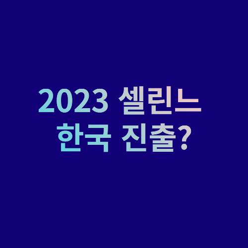 2023 셀린느 한국 진출?