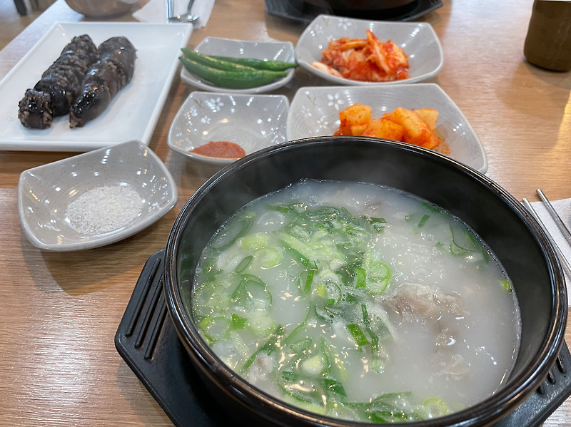 [제주도] 공항근처 시내 만세국수 도가니탕 찹쌀순대 맛집 거의24시간 국밥집 현지인추천