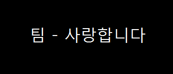 팀 - 사랑합니다... (2003년)