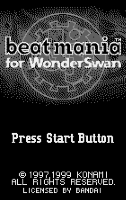 비트매니아 포 원더스완 - ビートマニアフォーワンダースワン Beatmania for WonderSwan (원더스완 ワンダースワン Wonder Swan)