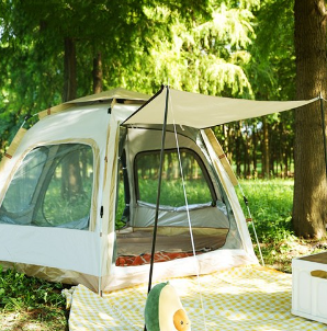 에이원스토어 캠핑 원터치 자동 육각 돔 텐트