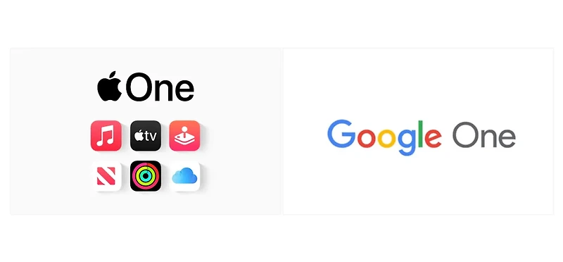 구글 원과 애플 원, 두 서비스 완벽비교