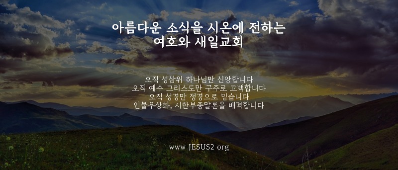새일교회 조직신학 | 구속론 - 2. 언약시대