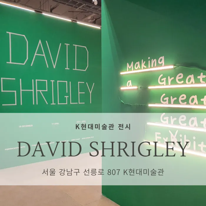 [서울 K현대미술관 전시] 데이비드 슈리글리:EXIBITION <David Shrigley>