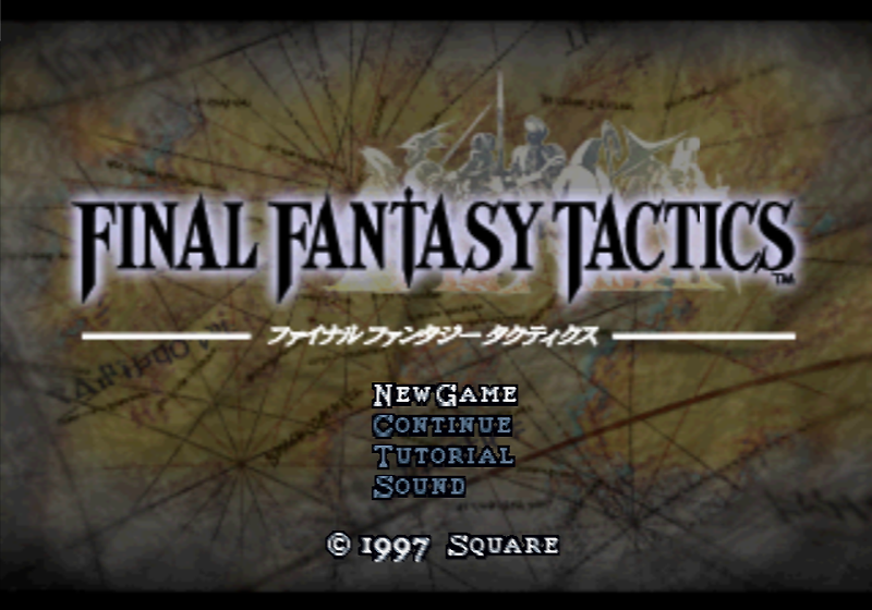 스퀘어 / 시뮬레이션 RPG - 파이널 판타지 택틱스 ファイナルファンタジータクティクス - Final Fantasy Tactics (PS1)