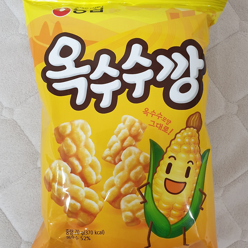 농심 옥수수깡 과자 스낵은 어떤 맛일까?(feat. 빙그레 바나나우유)