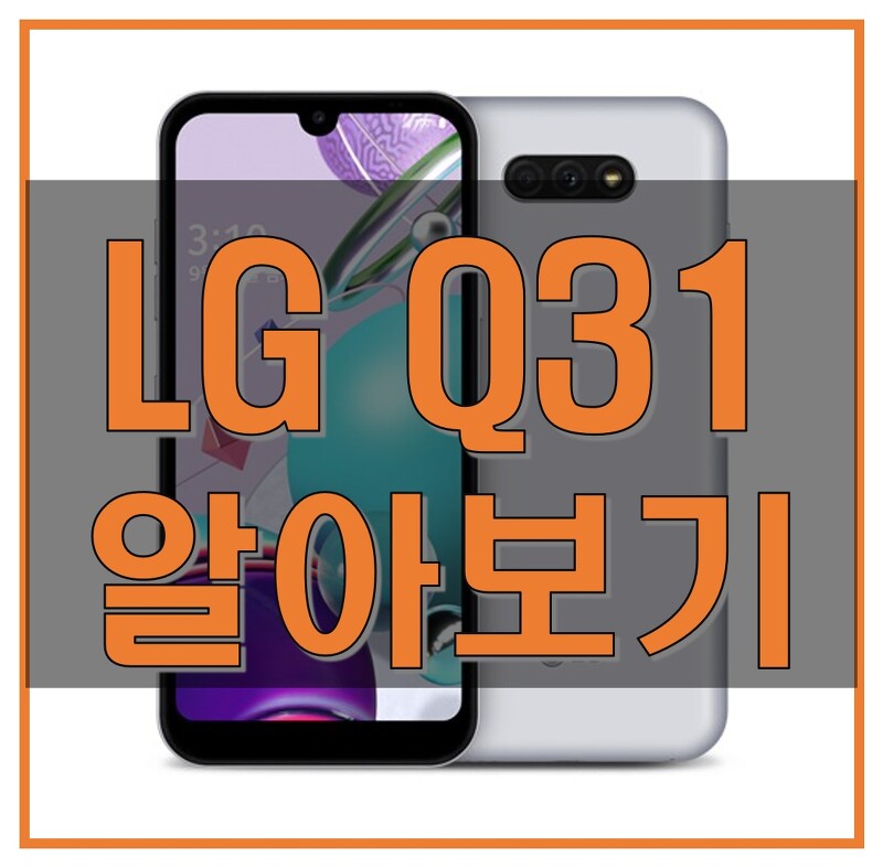 LG Q31 알아보기! 이렇게 저렴한 스마트폰이 있다고?!