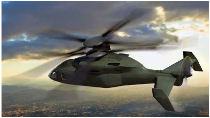 블랙호크를 대체하는 미육군의 차세대 SB-1 디파이언트 헬기