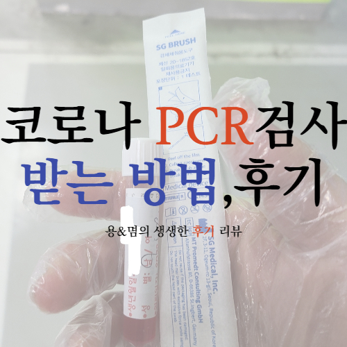 코로나검사(PCR)받은 후기, 방법 (코로나 검사소, 통보시간)