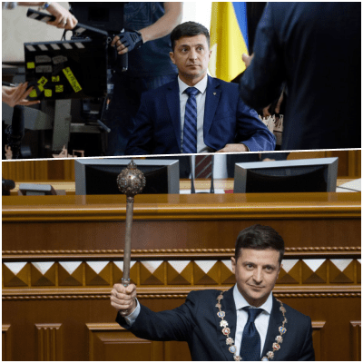 볼로디미르 젤렌스키 우크라이나 대통령 / 개그맨이 당선된 이유