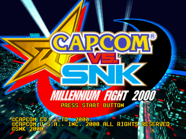 Capcom vs. SNK Millennium Fight 2000 북미판 (드림캐스트 / DC CDI 파일 다운로드)