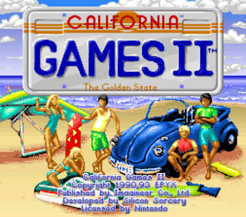 SNES ROMS - California Games II (EUROPE / 유럽판 롬파일 다운로드)