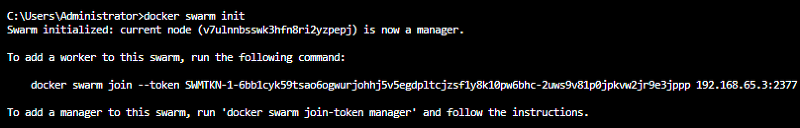 Docker swarm init  token 조회 join 방법