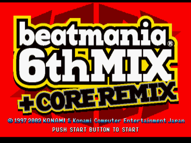 ビートマニア 6thMIX+CORE REMIX (플레이 스테이션 - PS - PlayStation - プレイステーション) BIN 파일 다운로드