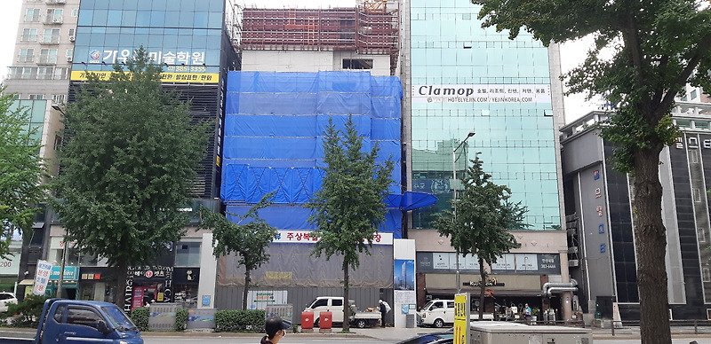 은평구 연신내역 건물 공사 현장 사진 092 효민아크로뷰 주상복합 아파트 신축현장 (korean construction)