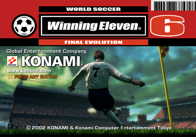 코나미 / 스포츠 - 월드사커 위닝일레븐 6 파이널 에볼루션 ワールドサッカー ウイニングイレブン6 ファイナルエヴォリューション - World Soccer Winning Eleven 6 Final Evolution (PS2 - iso 다운로드)