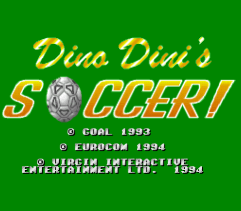 SNES ROMS - Dino Dini's Soccer (EUROPE / 유럽판 롬파일 다운로드)