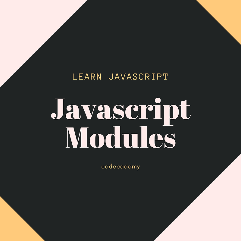 코드카데미 Javascript - 모듈 내보내기 가져오기 (export, import)