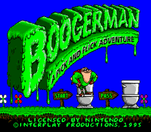 SNES ROMS - Boogerman A Pick and Flick Adventure (EUROPE / 유럽판 롬파일 다운로드)