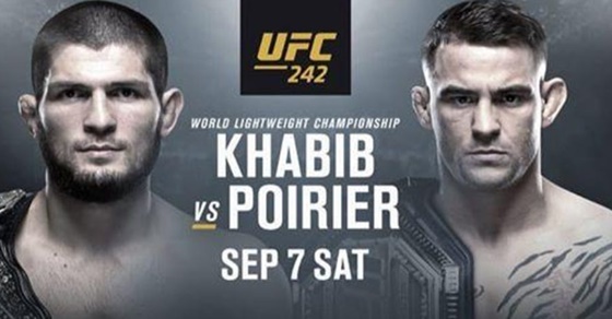 UFC 242 하빕 포이리에 중계