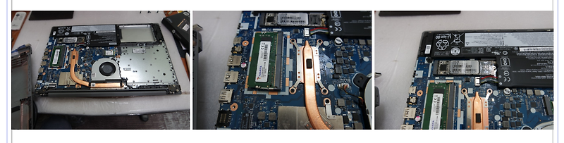 lenovo L340-15IWL 노트북 SSD 불량 교체 작업 (분해)