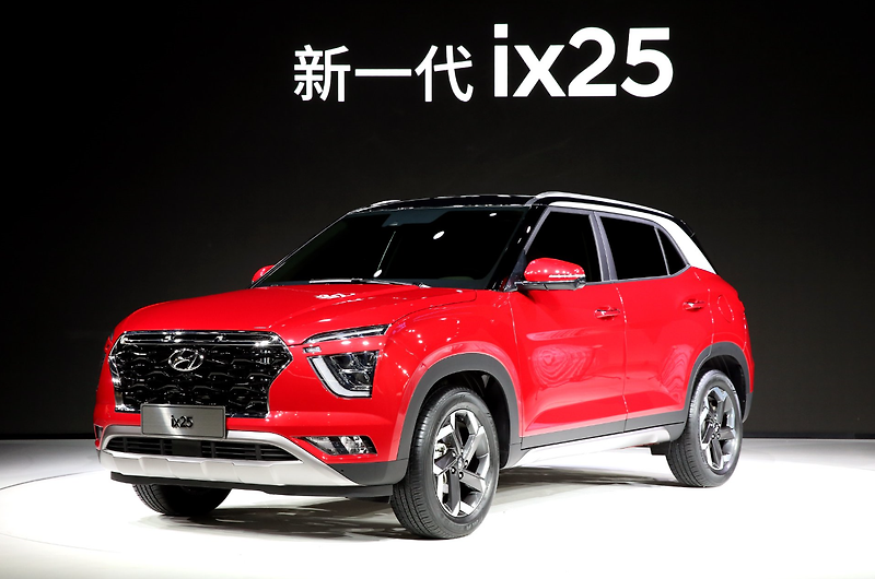 현대 중국형 모델 초소형 SUV iX25 출시