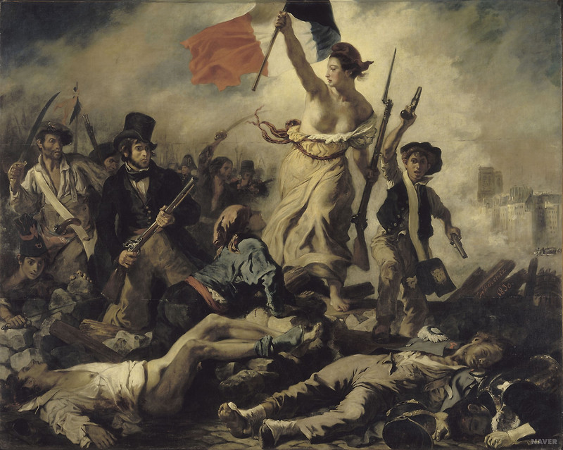 외젠 들라크루아. Eugene Delacroix. 민중을 이끄는 자유의 여신