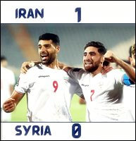 이란 Iran vs Syria 시리아 축구경기 결과 월드컵최종예선